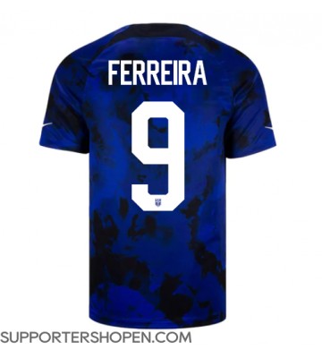 Förenta staterna Jesus Ferreira #9 Borta Matchtröja VM 2022 Kortärmad